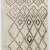 Beige MOROCCAN Berber Beni Ourain Design Rug with Brown patterns, HANDMADE, 100% Wool