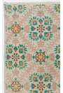 4' x 6'10" (120 x 210 cm) Turkish Handmade Rug, Beige with Floral Patterns