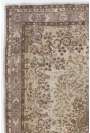 6'8" x 10'3" (204 x 314 cm) Turkish Antique Washed Rug, Beige, Taupe & Brown