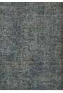 4'1" x 7' (125 x 215 cm) Air Force Blue Color Vintage Overdyed Handmade Turkish Rug, Blue Overdyed Rug