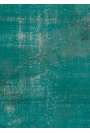 4' x 7' (122 x 213 cm) Turquoise & Teal Blue Color Vintage Overdyed Handmade Turkish Rug, Blue Overdyed Rug