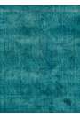 9'7" x 13'9" (296x425 cm) Turquoise Blue Color Vintage Overdyed Handmade Turkish Rug, Oversize Overdyed Rug