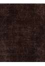 3'10" x 6'7" (117 x 203 cm) Brown Color Vintage Overdyed Handmade Turkish Rug, Brown Overdyed Rug