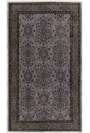 3'11" x 6'10" (120 x 210 cm) Gray Color Vintage Overdyed Handmade Turkish Rug, Gray Overdyed Rug