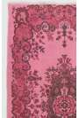 4' x 7' (123 x 216 cm) Pink Color Vintage Overdyed Handmade Turkish Rug, Pink Overdyed Rug