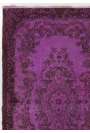 4' x 7' (121x213 cm) Purple OVERDYED Vintage Turkish Rug
