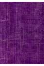 7'10" x 11' (240 x 340 cm) Purple Color Vintage Overdyed Handmade Turkish Rug, Purple Overdyed Rug