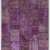 152x245 cm Shades of Purple Lavender Lilac Orchid Colors Patchwork Rug