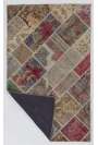 152x245 cm Multicolor UNDYED PATCHWORK Handmade Rug