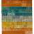 260x300 cm Multicolor Gradient PATCHWORK Rug Handmade from OVERDYED Vintage Turkish Carpets